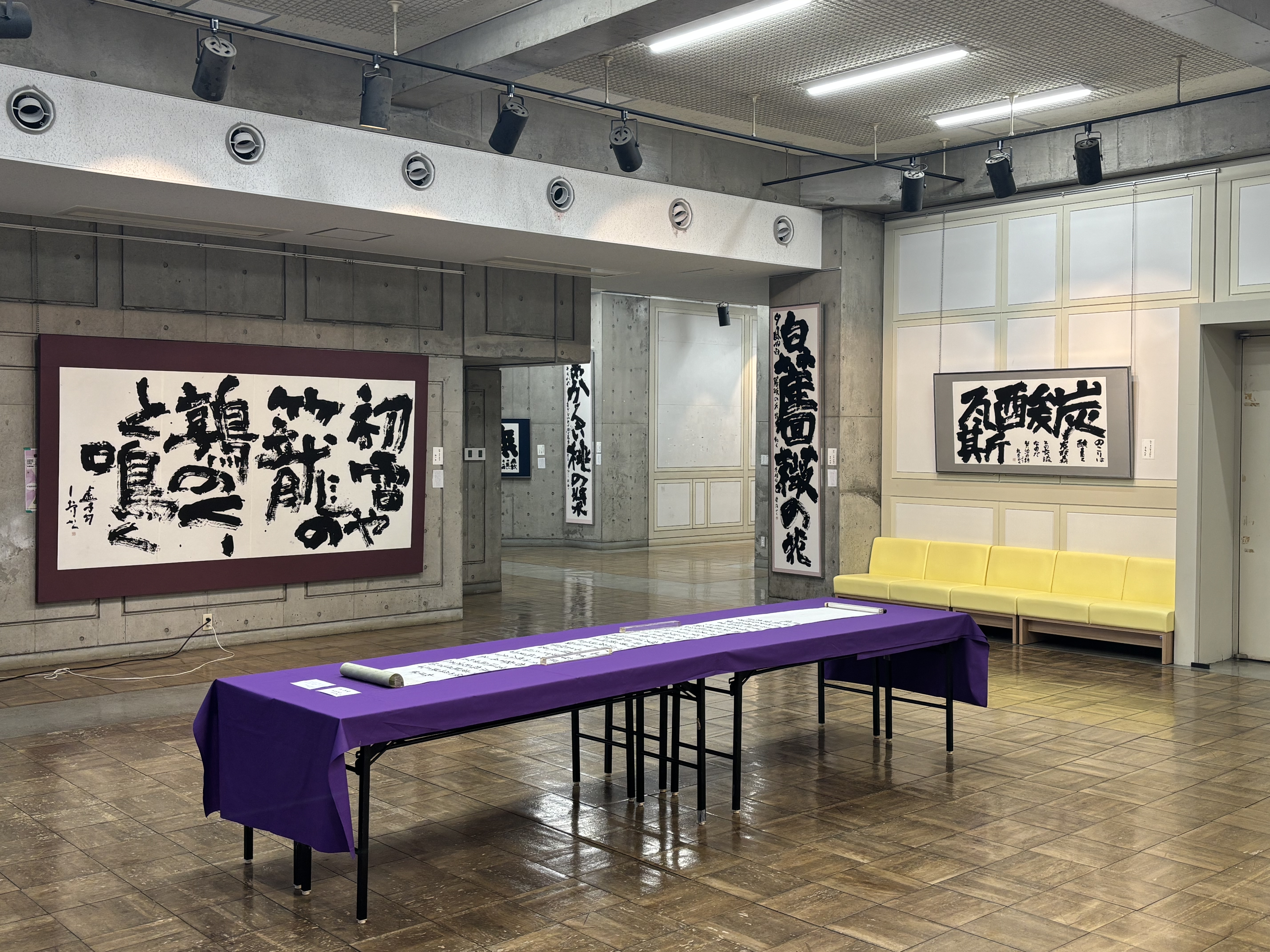 卒業制作展の様子